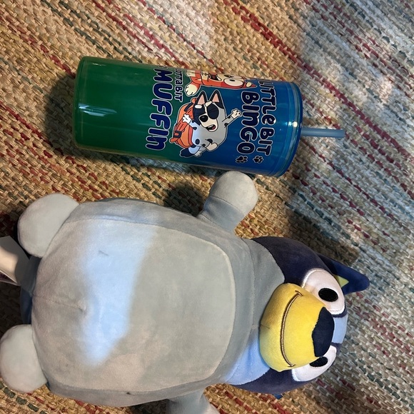 Squishmallows Bluey Plush Stuffed Animal includes free Bluey cup - Picture 3 of 3